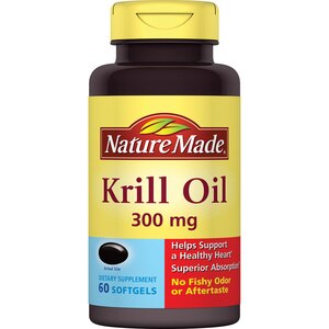 Nature Made Krill Oil 300 mg Omega-3 Liquid Softgels