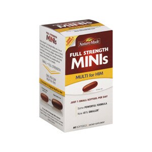 Nature Made Full Strength Minis Multi for Him Softgels