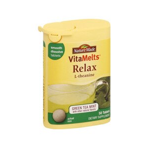 Nature Made VitaMelts Relax Tablets Green Tea Mint