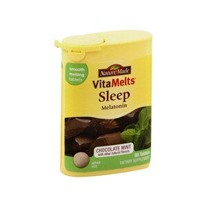 Nature Made Vitamelts Sleep Melatonin Chocolate Mint Tablets