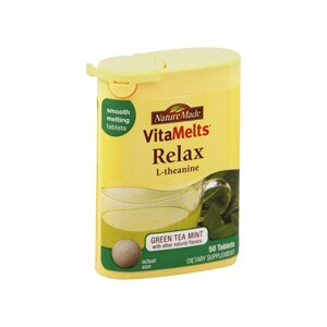 Nature Made VitaMelts Relax, L-theanine Green Tea Mint Tablets