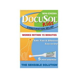 Alliance Labs DocuSol Kids Constipation Relief Mini Enemas, 5CT