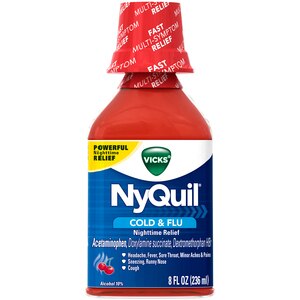 Vicks Nyquil Cold & Flu Liquid Cherry
