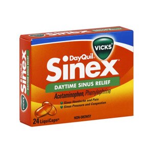 Vicks Dayquil Sinex Daytime Sinus Relief Liquicaps