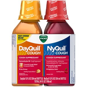 Vicks Dayquil & Nyquil Cough Liquid Two Pack