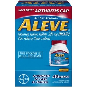 Aleve Naproxen Sodium Tablets 220 mg with Easy Open Arthritis Cap