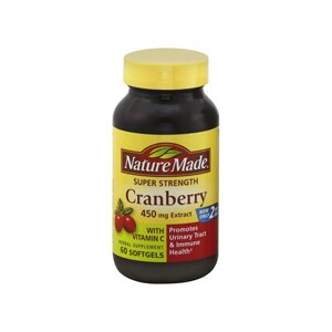 Nature Made Super Strength Cranberry Extract 450 mg Softgels