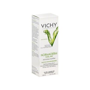 Vichy Normaderm Total Mat Anti-Shine Matifier, Oil-Free