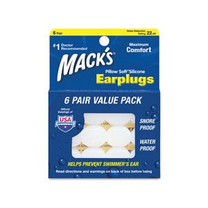 Mack's Pillow Soft Earplugs White