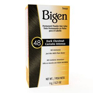 Bigen Permanent Powder Hair Color 48 Dark Chestnut
