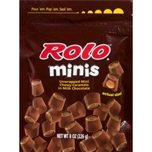 Rolo Unwrapped Mini Chewy Caramels in Milk Chocolate