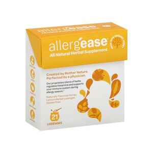 Allergease Herbal Lozenges, Honey Lemon