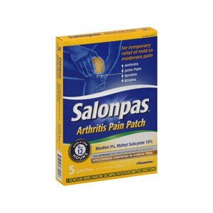 Salonpas Arthritis Pain Ultra Thin Comfort Stretch Patches