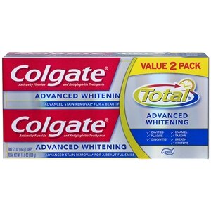 Colgate Total Advanced Whitening Anticavity Fluoride and Antigingivitis Toothpaste