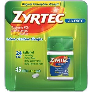 Zyrtec Allergy 10 Mg Tablets