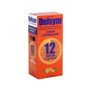 Delsym Cough Suppressant 12 Hour Cough Relief Liquid Orange