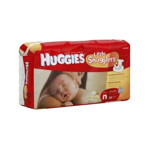Huggies Little Snugglers - Pañales, recién nacido, hasta 10 lb