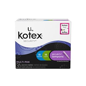 Kotex Security Tampons Multi-Pak Unscented