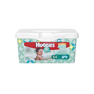 Huggies One & Done Refreshing Wipes Cucumber & Green Tea - Assorted Prints
