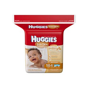 Huggies Shea Butter Soft Skin Baby Wipes Refill Pack