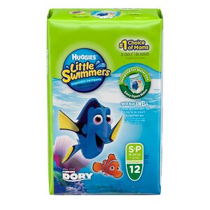 Huggies Little Swimmers Tigger & Finding Nemo Disposable Swimpants Size S/P