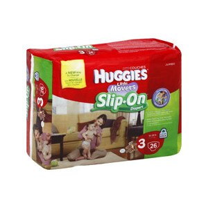 Huggies Little Movers Slip-On Diapers Size 3