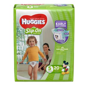 Huggies Little Movers Slip-On Diapers Size 5