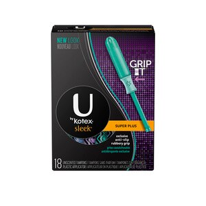 Kotex Sleek Unscented Tampons Super Plus