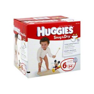 Huggies Snug & Dry Disney Baby Diapers Size 6 (Over 35 lbs)