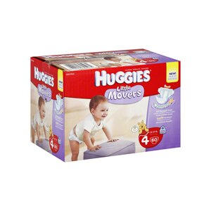 Huggies Little Movers Diapers Size 4 (22-37 lb)
