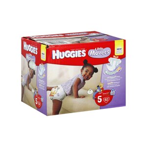 Huggies Little Movers Big Pack Size 5 - Over 27lbs