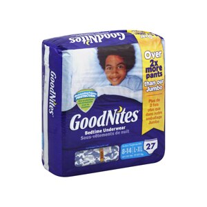 GoodNites Boys Underwear for Nighttime L-XL