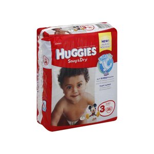 Huggies Snug & Dry Diapers Step 3 16-28 Lbs