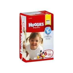 Huggies Snug & Dry Diapers Size 6 Over 35 Lbs