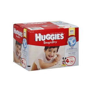 Huggies Snug & Dry Disney Baby Diapers Size 4 (22-37 lb)