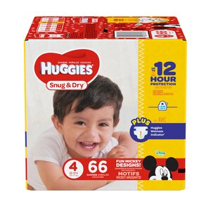 Huggies Snug & Dry Disney Baby Diapers Size 4 (22-37 lb)