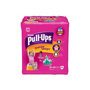 Huggies Pull-Ups Learning Designs Diapers 3T-4T Disney Princess