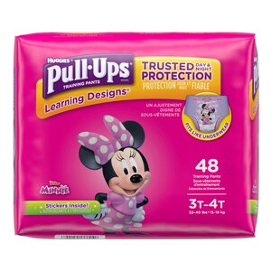 Pull-Ups Training Pants with Learning Designs for Girls