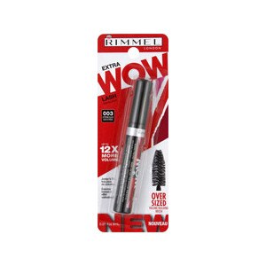Rimmel Extra WOW Lash Mascara, Extreme Black 003