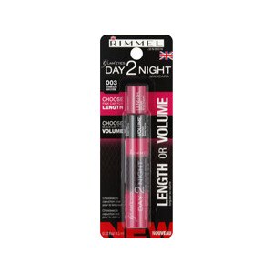 Rimmel Glam' Eyes Day 2 Night Length or Volume Mascara, Extreme Black 003