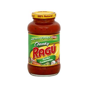 Ragu Chunky Garden Combination Pasta Sauce