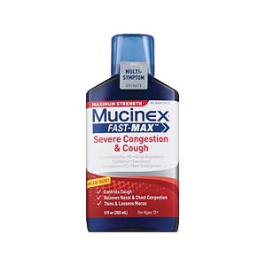 Mucinex Fast-Max Maximum Strength Severe Congestion & Cough Liquid