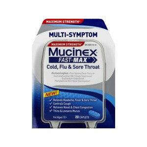 Mucinex Fast-Max Multi-Symptom Cold, Flu & Sore Throat Caplets