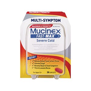 Mucinex Fast-Max Maximum Strength Severe Congestion & Cold Caplets