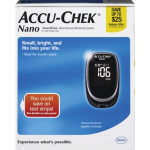 Accu-Chek Nano SmartView - Sistema de monitoreo de glucosa en sangre