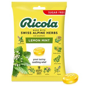 Ricola Herb Throat Drops Lemon Mint Sugar Free