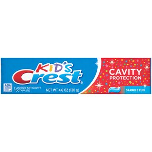 Crest Kids Fluoride Anticavity Toothpaste Sparkle Fun Flavor