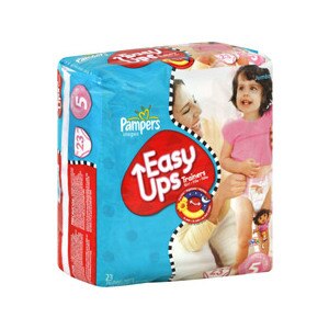 Pampers Easy Ups Nickelodeon Dora the Explorer Trainers Size 5 (30-40 lb) Jumbo