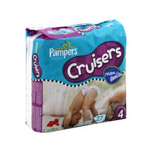 Pampers Cruisers Diapers Size 4 22-37 Lbs
