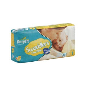 Pampers Swaddlers New Baby Diapers Size 1 8-14 Lbs